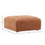 Magda Hardwood Upholstered Ottoman, Terracotta-541543161