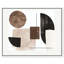 "In Shapes And Earth Tones", art mural par Art Remedy-102499501-102499514