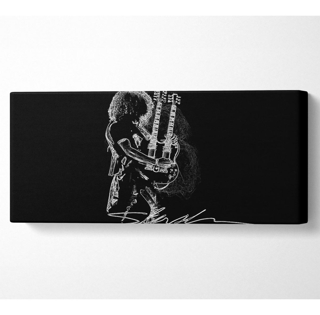 Slash Signature Panoramaleinwand