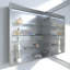 Armoire à pharmacie 24 po x 30 po de haut rectangulaire rectangulaire encastrée / en aluminium avec miroir, lumière DEL et horloge, 24 po x 30 po, argent
