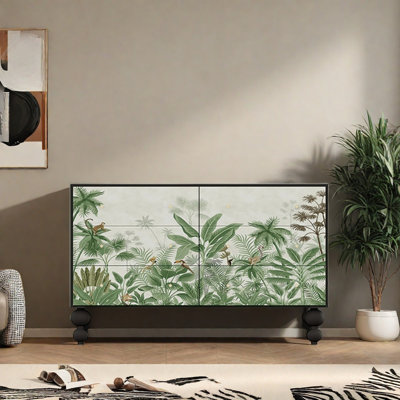 53.1in Six-drawer Large Capacity Sideboard Cabinet