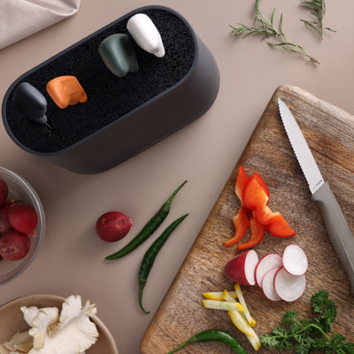 Zyliss 6 Piece Universal Knife Block