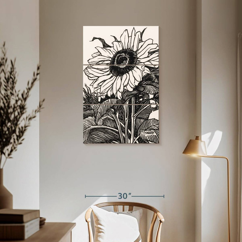 Harnek tournesol 1919, H 57 po x l 36 po