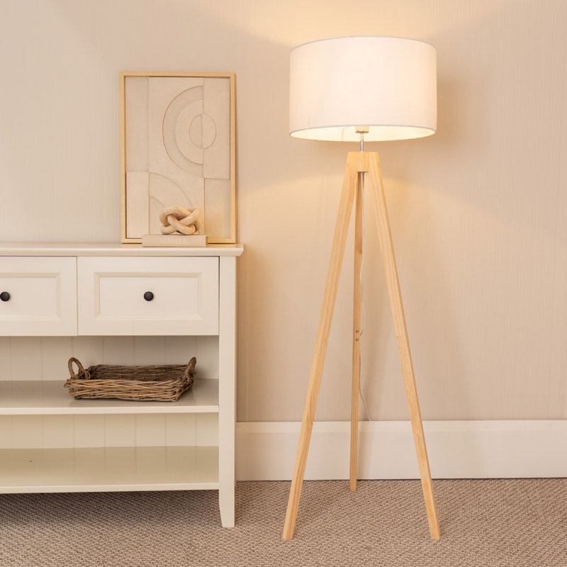Barneveld 150cm Tripod Floor Lamp, White