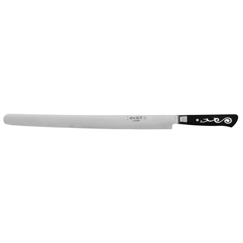 I.O. Couteau à trancher Miho de qualité supérieure, couteau de cuisine, couteau tranchant - 15 po / 380 mm SHEN