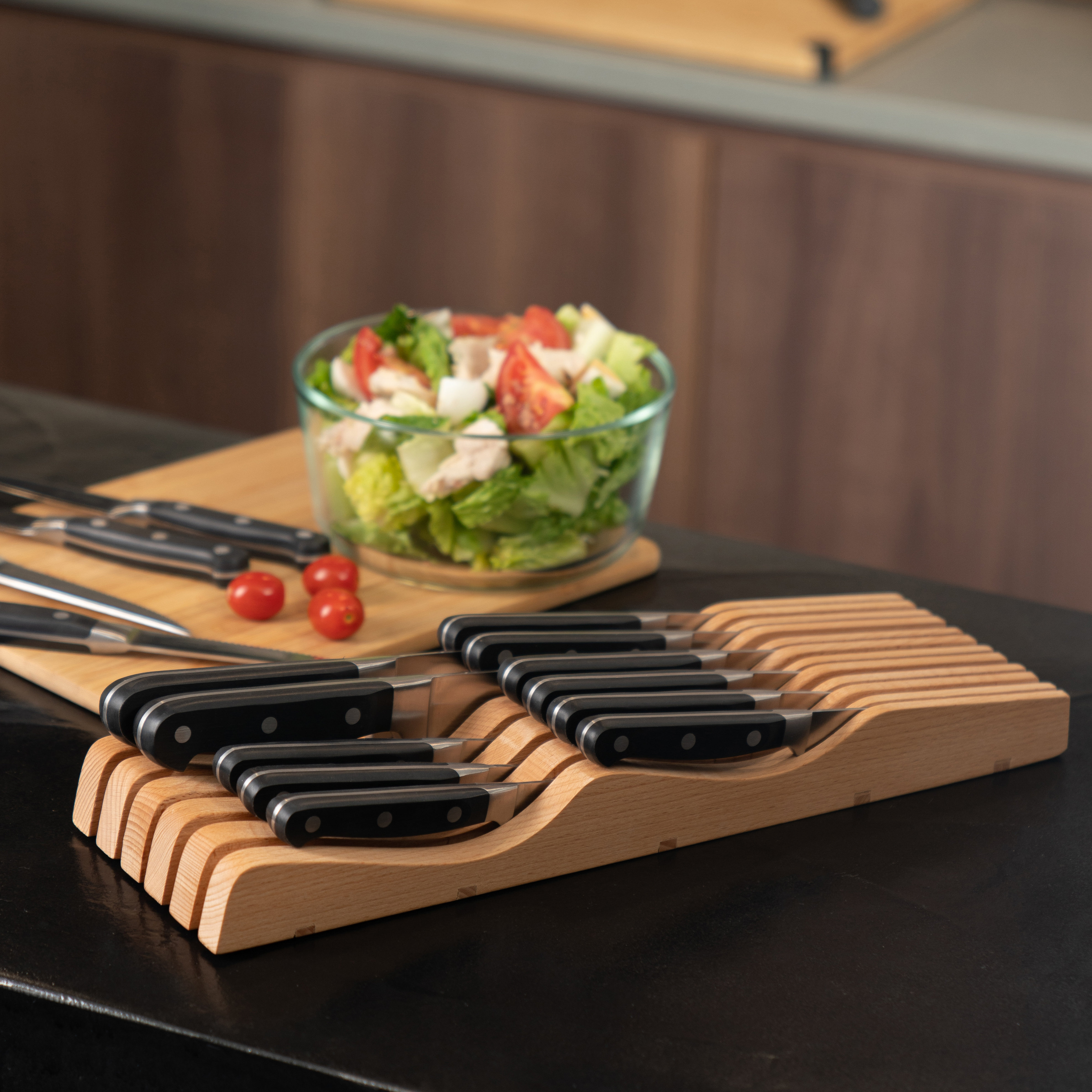 Chef Craft Select Drawer Wood Knife Block & Reviews Wayfair