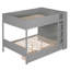 Lit superposé double avec 2 tiroirs et armoire multicouche, gris-112416138-112416141