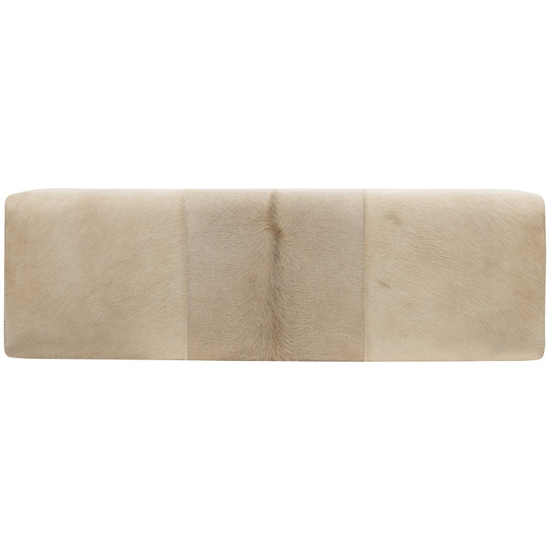Melange Leather Bench