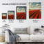 Tulip Fields Sky Painting Holland Modern Wall Art Print