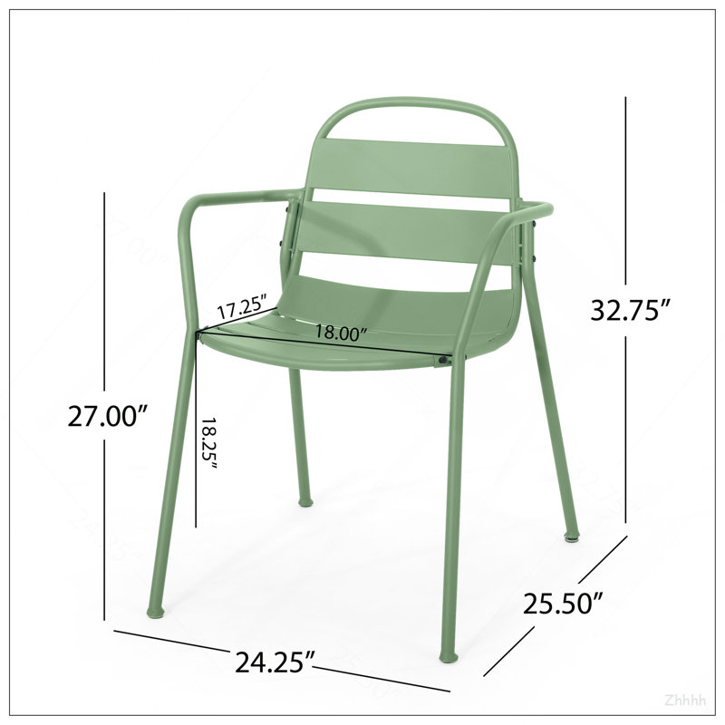 Ensemble Terra Nova Bistro - Vert foncé mat, Vert foncé