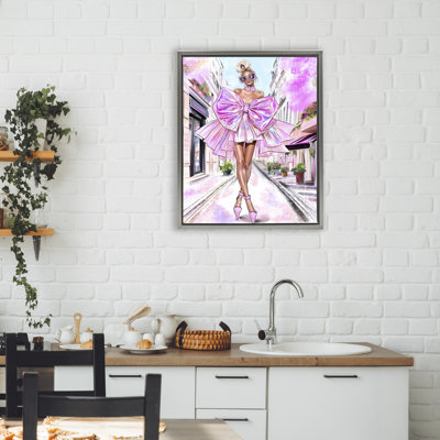 Cadre flottant Fashionista in Big City, design par Jess Stempel