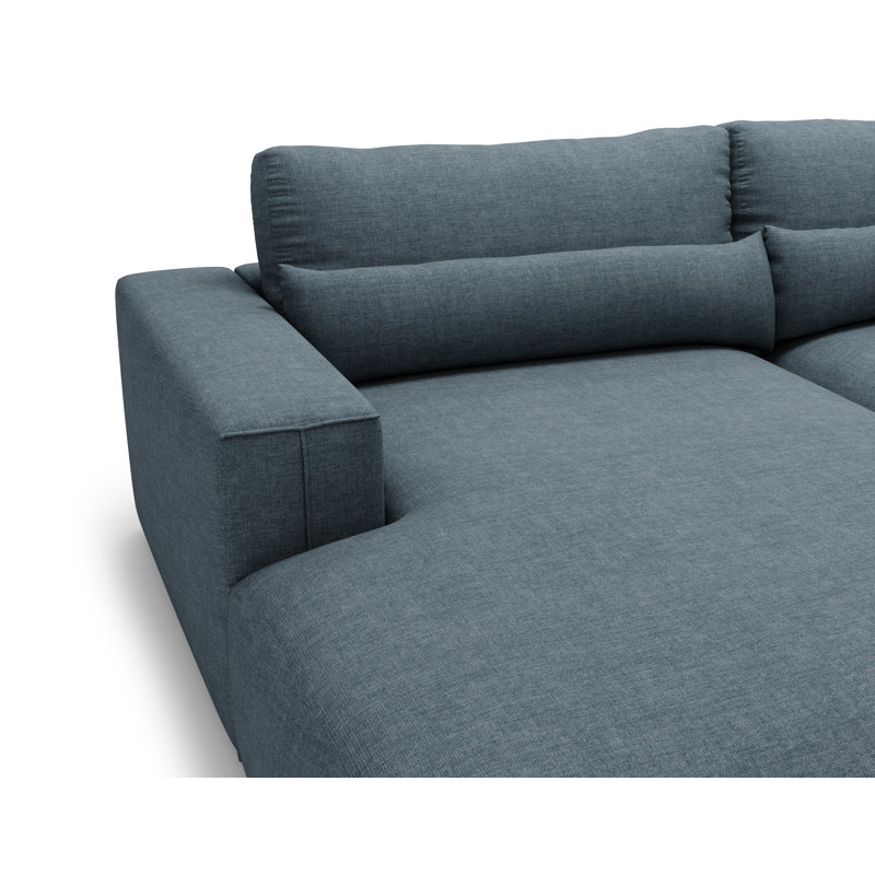 Teador 3 Seater Corner Sofa , Slate Blue