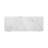 Decorative Tray With Raised Edges, 22 X 8 Rectangular White Marble