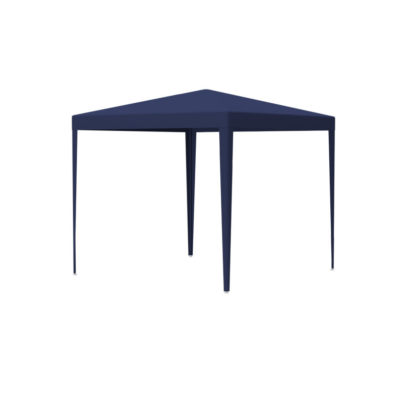 Auvent de mariage 10 pi x 10 pi pour tente de réception d'extérieur robuste + 4 murs amovibles, Bleu