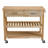 Cherise Kitchen Cart with Customizable Countertop-1822841043