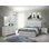 Kesha 4-piece Eastern King Bedroom Set Coastal White
