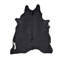 Natural Cowhide Area Rug in Black