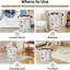 Panier à linge Organisateur de jouets en toile pliable avec poignées pour la chambre à coucher