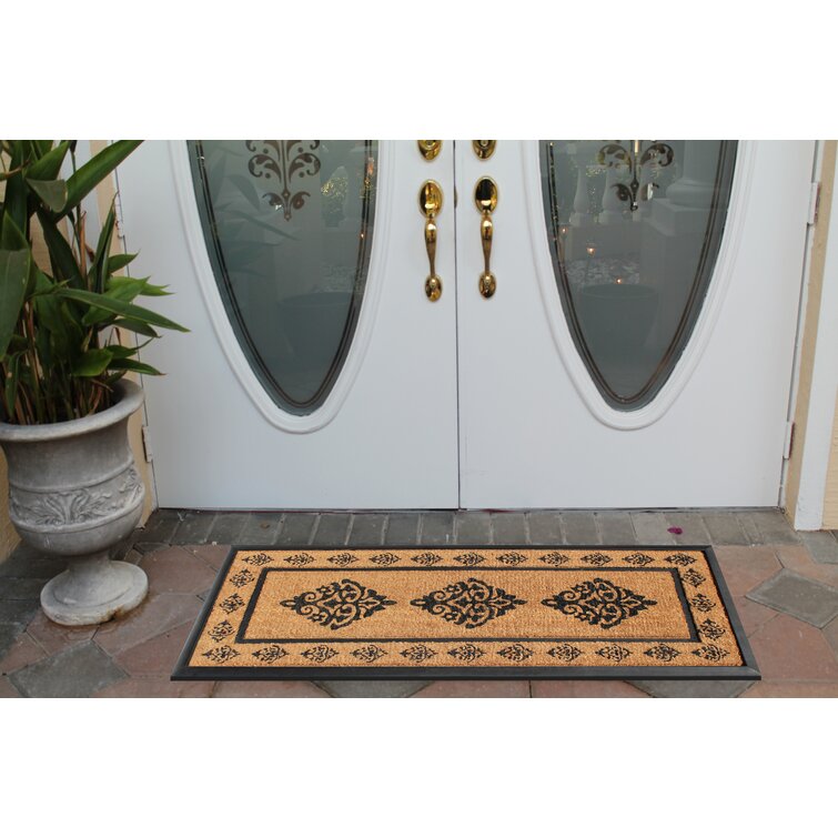 Darby Home Co Steptoe Non-Slip Floral Outdoor Doormat