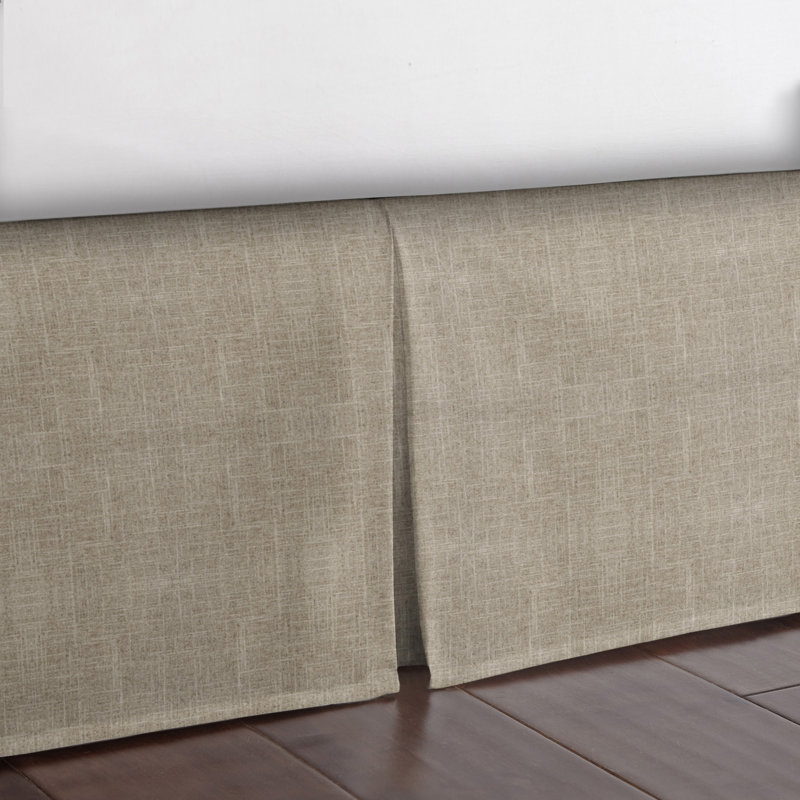 Linen Bed Skirt, King, 15"