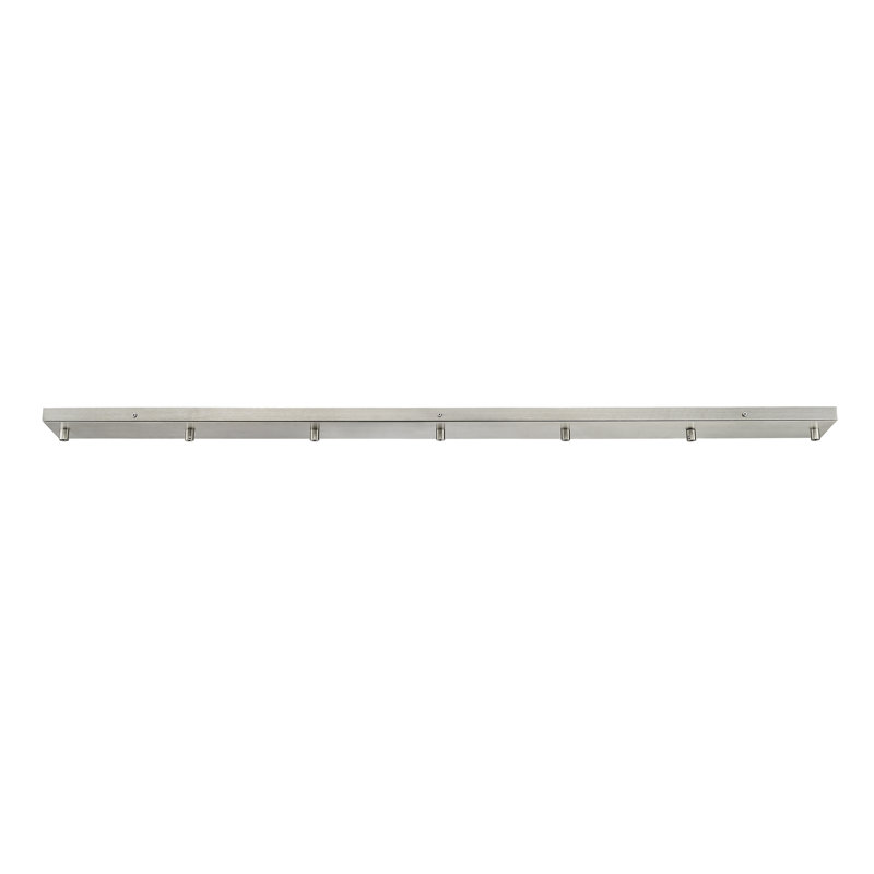 7 Port Multi Point Canopy, Brushed Nickel