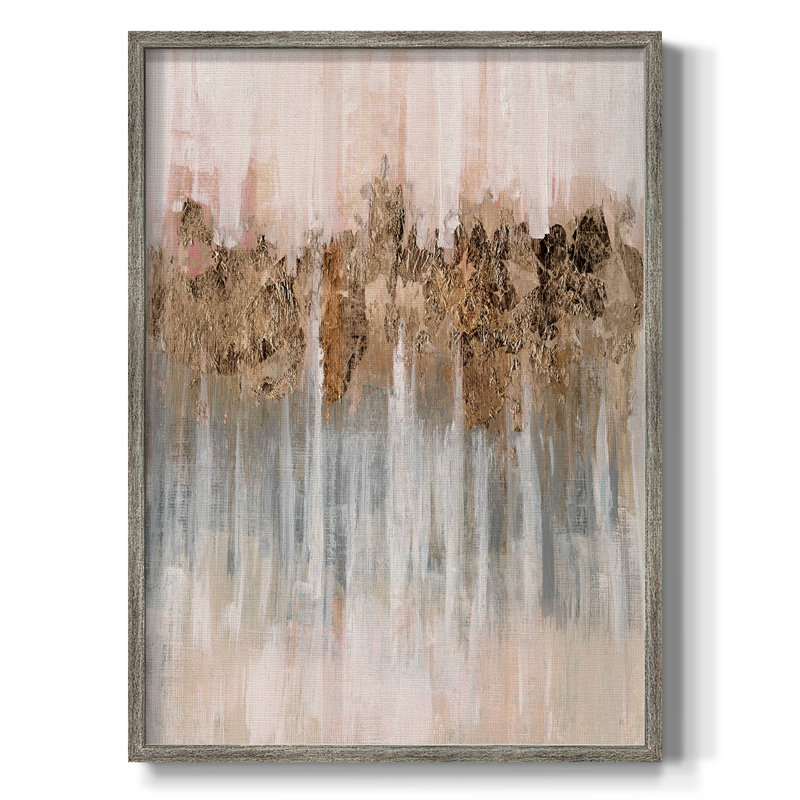 Printemps avec ombres encadrées - bois massif, H 11 po x l 9 po