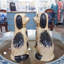 Paire de figurines de chien Staffordshire