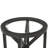 Glass Coffee Table with Solid Wood Base-458493443-443093452