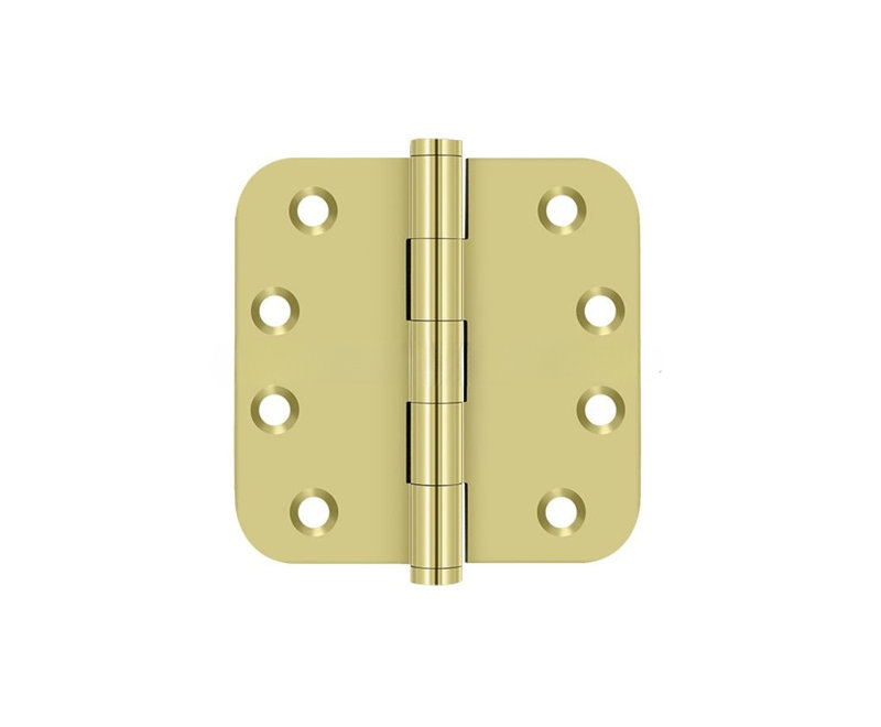 Steel Hinge, Polished Brass, Solid Brass