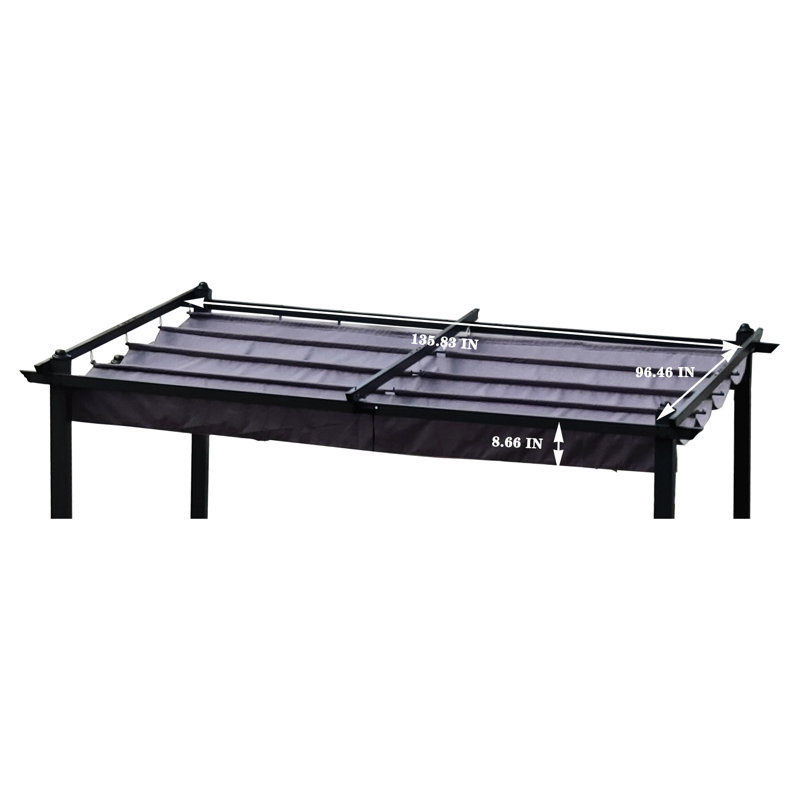 Abri de soleil pour terrasse 13 x 10 pi Pergola