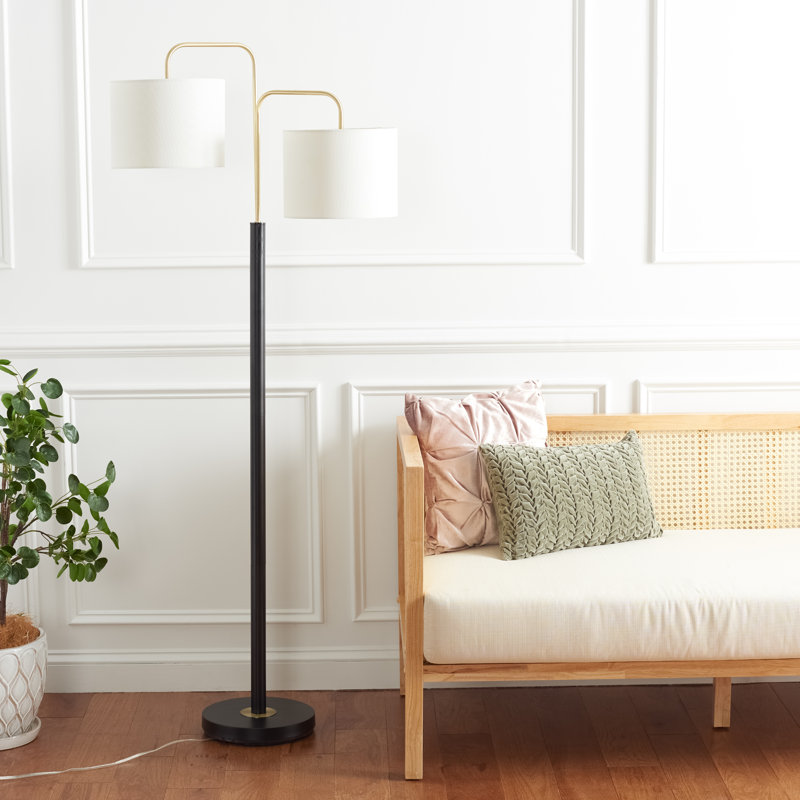 Shonna 64'' Black/Gold Tree Floor Lamp