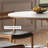 Retro simple sintered stone dinning table sets