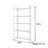 A beautiful and simple bookcase-114353425