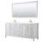 Daria 80 " W Freestanding Standard 2 Double Vanity Bathroom Vanity With Marble Top with Mirror-97902425-97902419-97902426