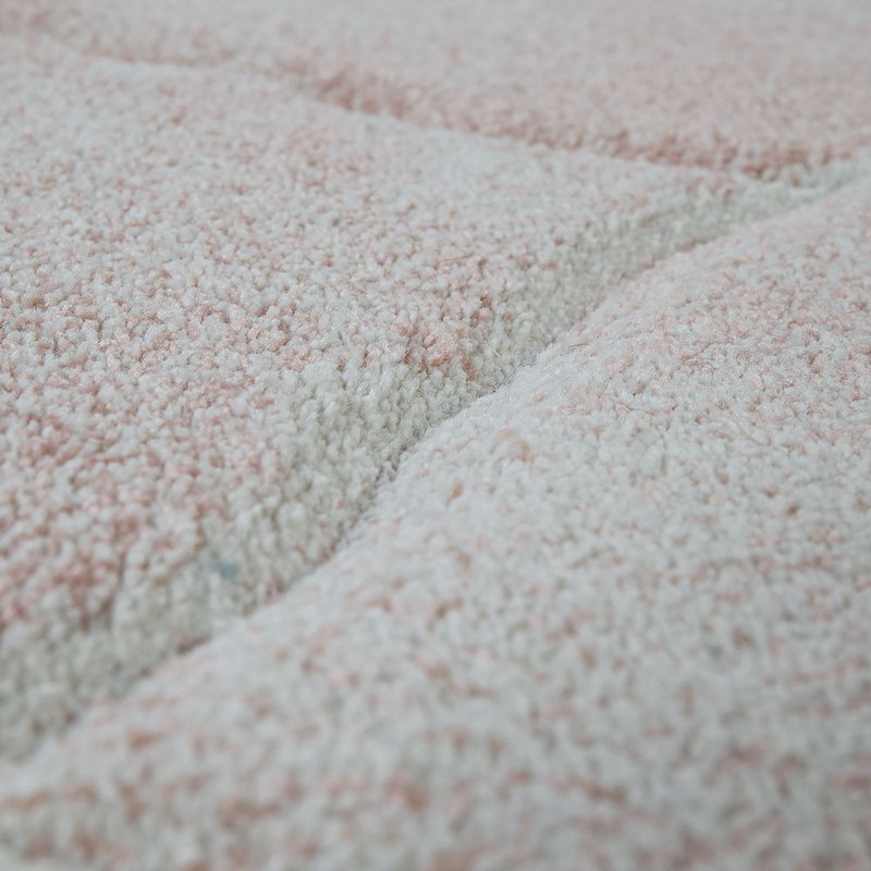 Delafuente Geometric Shag Area Rug, Rectangle 60 x 110cm