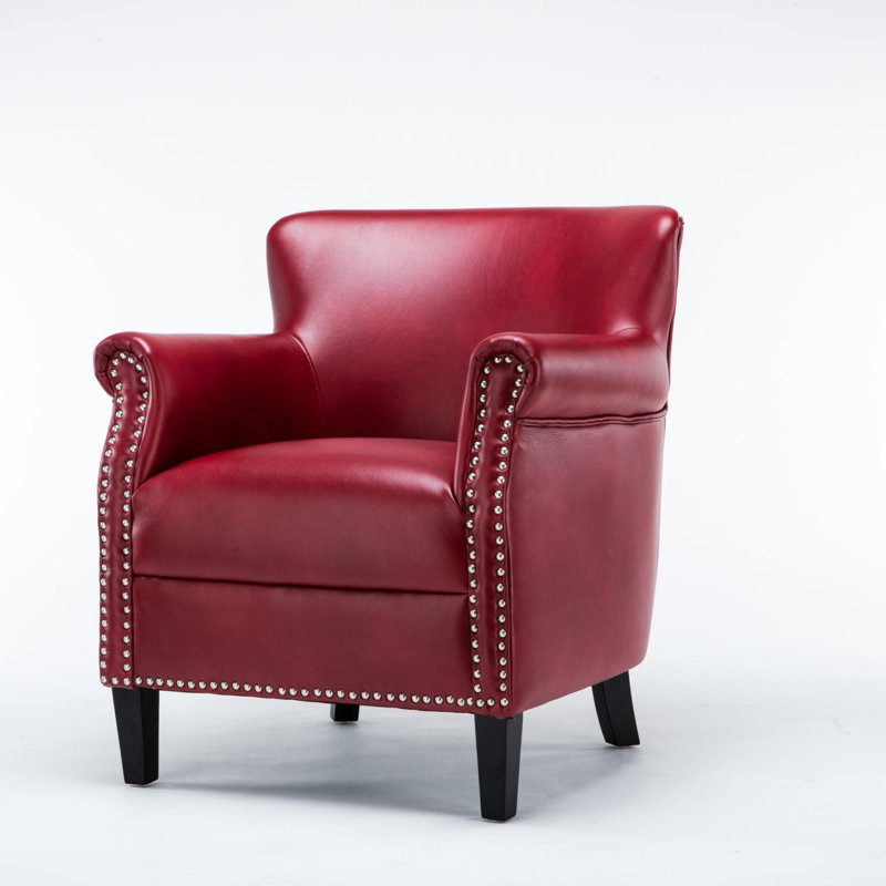 Fauteuil club Hadley, Rouge