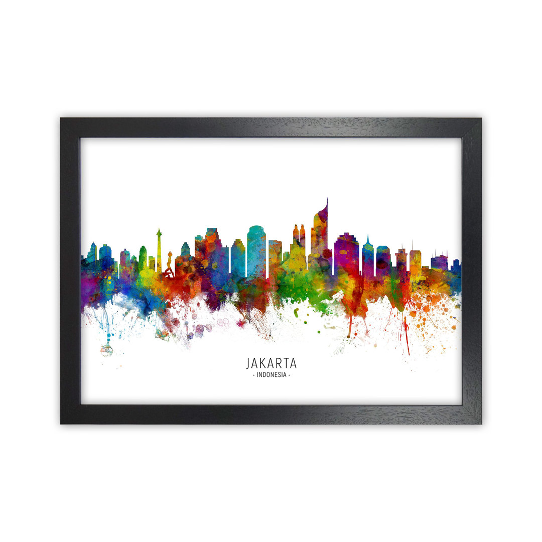Jakarta Indonesia Skyline by Michael Tompsett - Print