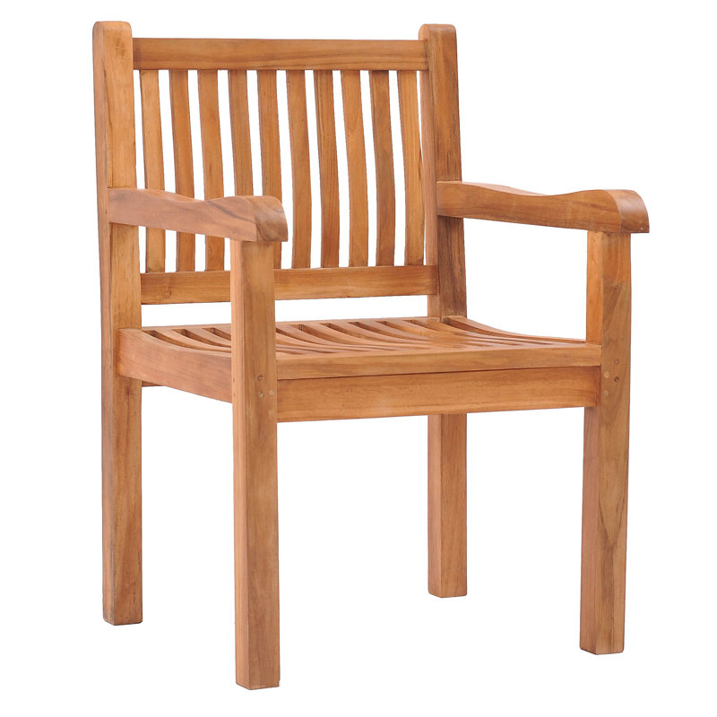 Catriona Outdoor Teak Dining Armchair