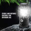 Lanternes de camping DEL rechargeables avec 4 batteries