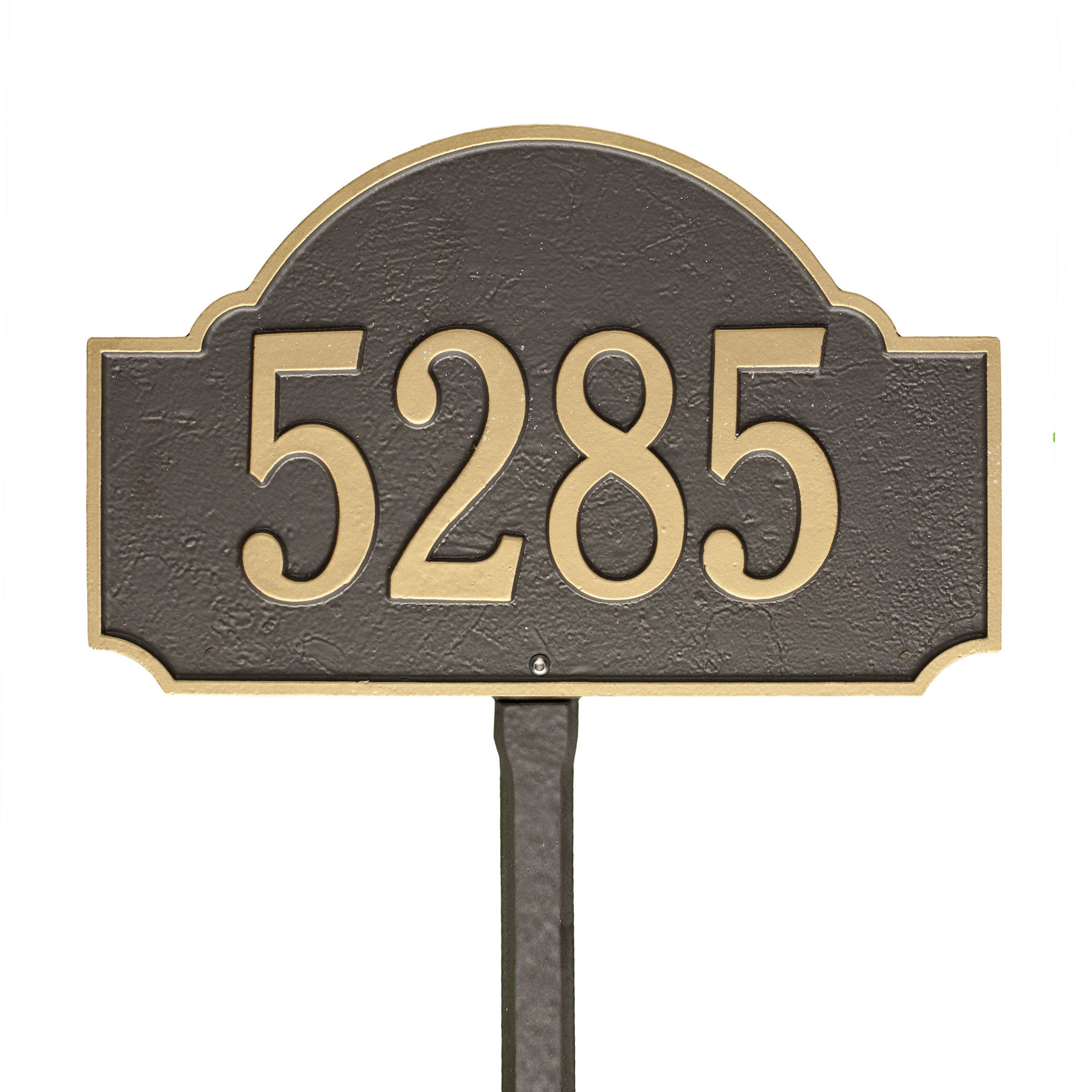 Old Century Forge Fitzwilliams 1-Line Lawn Address Sign & Reviews ...