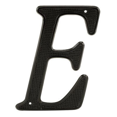 Prime-Line 4 in. House Letter, Diecast, Black Finish