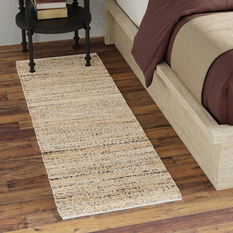 Tapis en jute / sisal Areyona, Tapis de couloir 2 pi x 4 pi 1 po