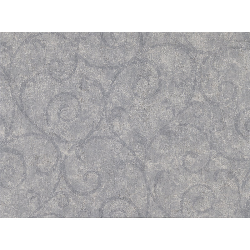 Rouleau de papier peint L 27 pi x l 27 po Uhrichsville, Gris foncé