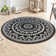 Celebration Valencia Flatweave Black Rug