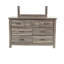 DRESSER en chêne gris