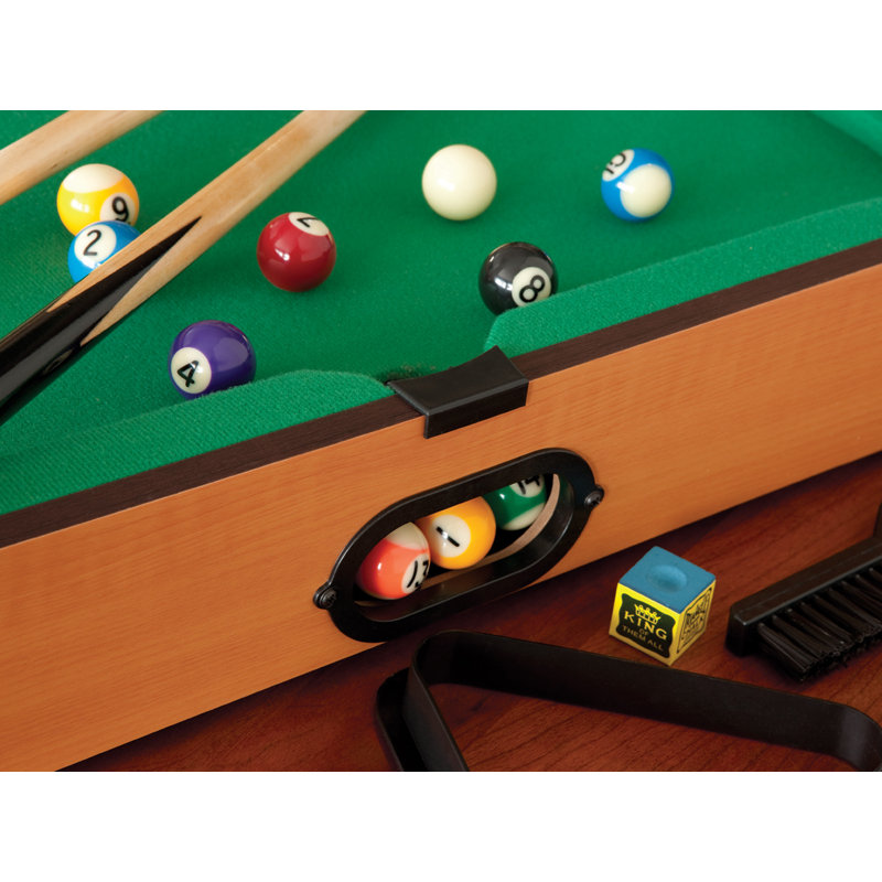 Sinister 20" Black and Green Table Top Mini Billiard Game Set