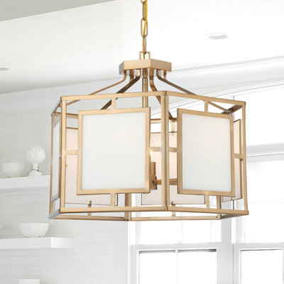 Lustre géométrique à 6 lumières Charliène