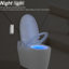 Toilette intelligente avec buse autonettoyante, siège chauffant, nuit, chasse au capteur de pied, commande du bouton latéral, ralentissement silencieux, fermeture en douceur, descente en céramique à 3 options de chauffage automatique, réglages réglables