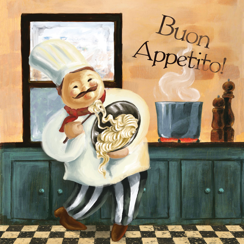 Cook Background - Wrapped Canvas Painting, 91cm H x 91cm W x 3.8cm D