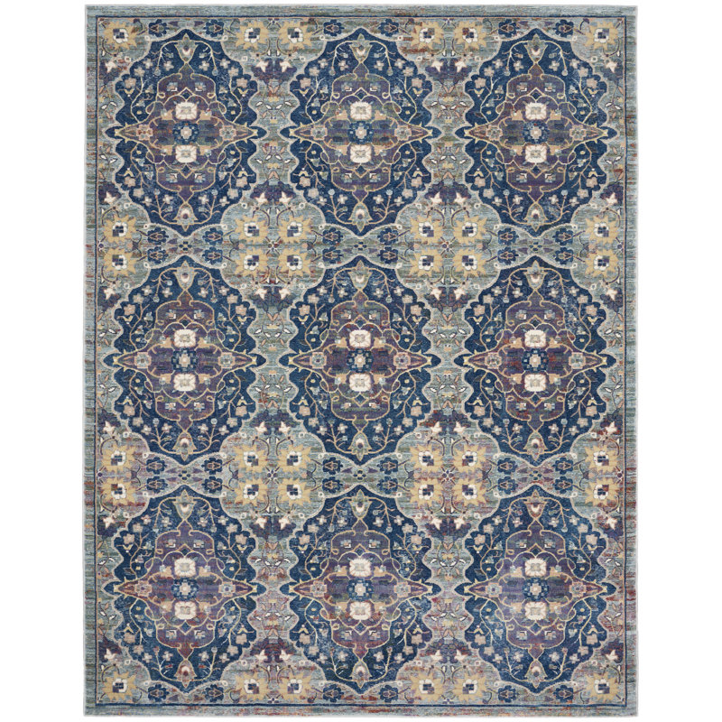 Oriental Indoor Rug, Rectangle 7'10" x 9'10"
